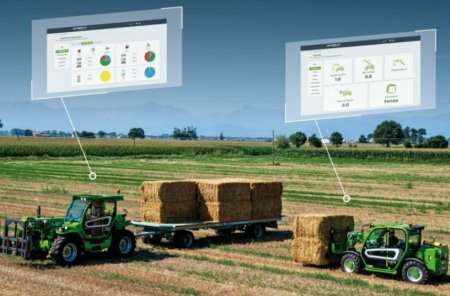 Systém MerloMobility umožňuje sledovat provozní data strojů v reálném čase a optimalizovat práci celé flotily.