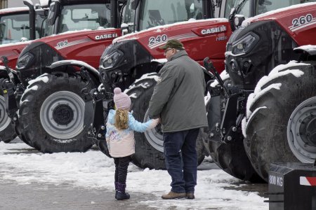 Traktory CASE IH tvoří u BV - Techniky důležitou část sortimentu. Foto: Věra Hejhálková