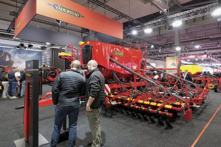 Väderstad rovněž představil nové secí botky pro Spirit a Inspire.