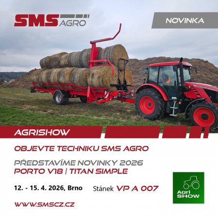 Společnost SMS CZ s.r.o. se představí na venkovní ploše VP A 007. 