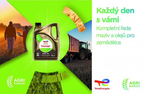TotalEnergies nabízí kompletní řadu maziv pro zemědělství a lesnictví.
