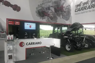 Expozice společnosti Carraro na veletrhu Techagro 2018