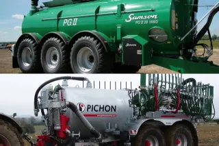 Koláž cisteren Samson a Pichon