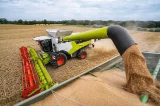 Sklízecí mlátička Claas Lexion