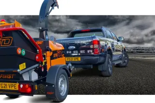 Štěpkovač Först za vozem pickup