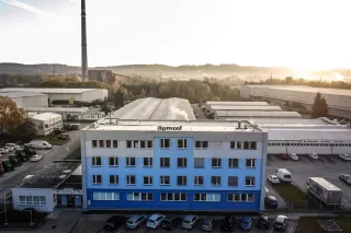 Pohled na areál společnosti Agrozet