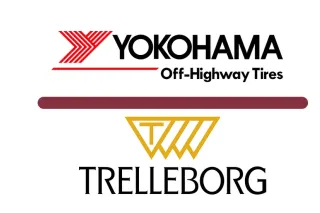 Loga společností Yokohama a Trelleborg