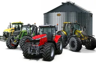 Zemědělské stroje značek skupiny AGCO