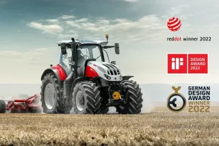 Traktor Steyr Terrus CVT oceněný za design