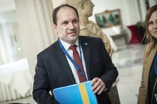 Ministr zemědělství Marek Výborný při jednání