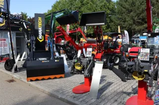 Expozice zemědělské techniky společnosti MANATECH CZ na výstavě
