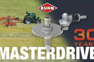 Grafika k 30 letům převodovky KUHN MASTERDRIVE