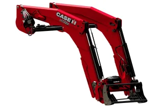 Červený čelní nakladač Case IH