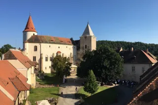 Pohled na hrad Křivoklát, místo oslavy výročí Kverneland Group Czech