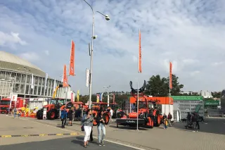 Expozice zemědělské techniky na výstavě ANIMAL TECH