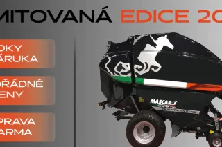 Reklamní grafika limitované edice lisu Mascar