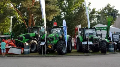 Traktory na výstavě Země živitelka