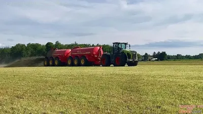 Claas Xerion 5000 a cisterna Nuhn