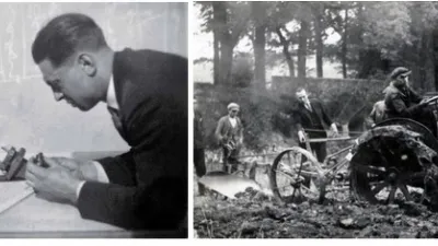 Historický traktor Cassani se vznětovým motorem