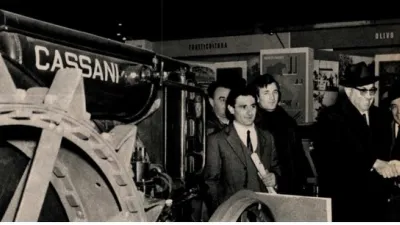 Historický traktor Cassani se vznětovým motorem