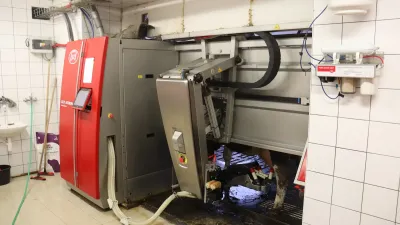 Dojicí robot Lely Astronaut ve stáji