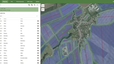 Linie pro zvolené půdní bloky lze vytvořit hromadně. Zdroj foto - tisková zpráva AGRI-PRECISION