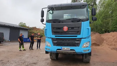 Do Finska dorazila první Tatra Phoenix. Podvozek má ale ještě jedno překvapivé prvenství. Zdroj foto - tisková zpráva Tatra Trucks