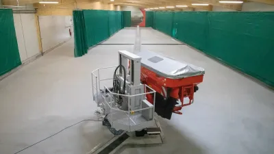 Vnitřek testovací haly společnosti Rauch