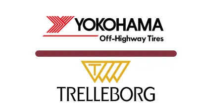 Loga společností Yokohama a Trelleborg