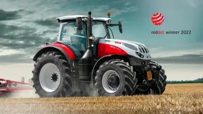 Traktor Steyr Terrus CVT na poli