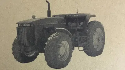 Fotografie autonomního traktoru John Deere 8200.