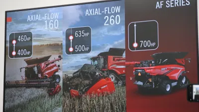 Přehled modelových řad kombajnů Case IH Axial-Flow® od roku 2025.