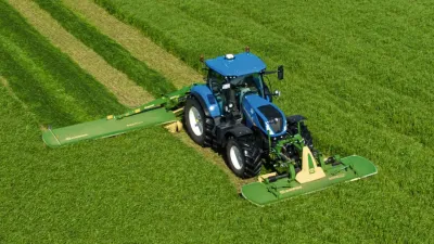 Nová vlajková loď Krone EasyCut R 450 se dá provozovat se všemi známými čelními žacími lištami Krone až do záběru 4 metry.