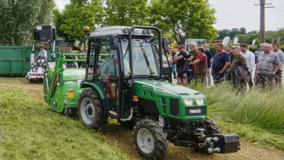 Přehlídka komunální techniky Malcom v terénu