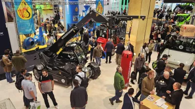 Manipulátor Weidemann na veletržní expozici