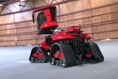 Futuristický koncept traktoru MTZ.
