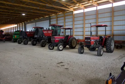 Na farmě Kohlhagen v Indianě.