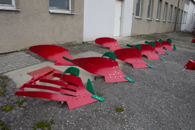Různé typy orebních těles, které mohou mít krojidla, nožové, plazové, rozšiřovače brázdy, tvrdokovová dláta, plazové krojidlo apod.