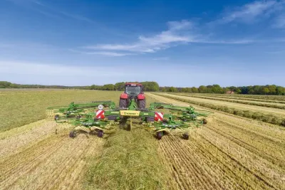 Praktický a přitom nenáročný na údržbu, Krone rozšiřuje řadu shrnovačů o nový model Swadro TC 1250