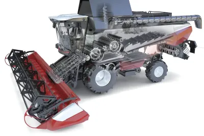 Model RSM 161 už představuje sofistikovanější mlátičku
