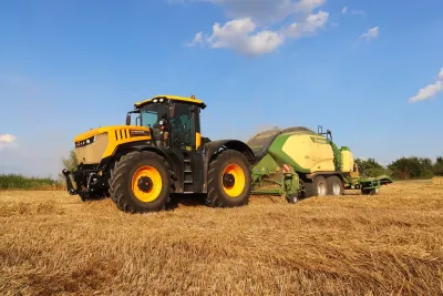 Krone Big Pack 1290 HDP VC s akumulačním vozíkem BaleCollect