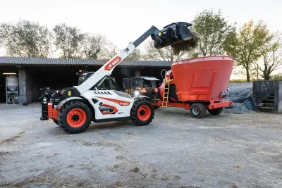 Bobcat uvádí na trh novou generaci  teleskopických nakladačů. Největší změny se odehrály v kabině a ovládání. Zdroj foto - tisková zpráva Bobcat