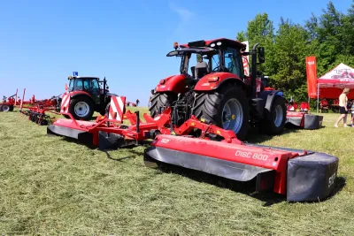 Zadní žací stroj SIP Silvercut Disc 800 RC. Zdroj foto - Milan Jedlička