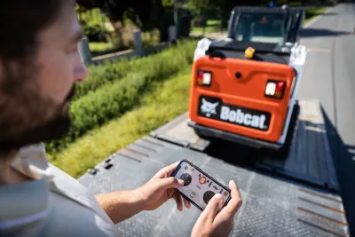 Bobcat MaxControl: Přichází revoluční ovládání nakladačů chytrým telefonem.
