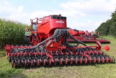 Inovovaný Horsch Pronto 3-6 DC: Osvědčená koncepce zůstává, novinkou je jednodušší nastavení výsevku.