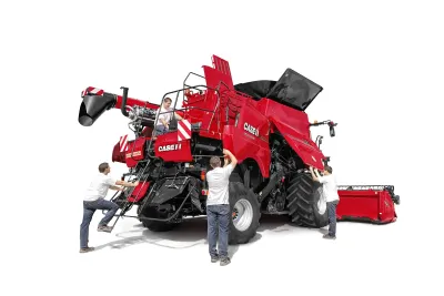 Stačí velice málo času na celkovou přípravu sklízecí mlátičky Case IH Axial-Flow®  před sklizní.