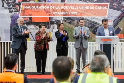 Společnost Manitou Group otevřela nový výrobní závod ve Francii.
