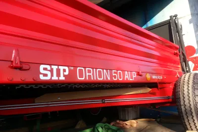 Hlavními přednostmi rozmetadel SIP ORION ALP jsou perfektní stabilita, ovladatelnost a snadná údržba.
