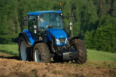 Traktory New Holland T5 jsou vybaveny čtyřválcovým motorem FPT F5 Stage V o objemu 3,6 litru.