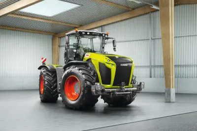 Traktory CLAAS XERION je možné optimálně dotížit pro rozložení hmotnosti v poměru 50:50.